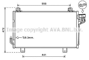 AVA QUALITY COOLING mz5260d -  Конденсатор, кондиционер